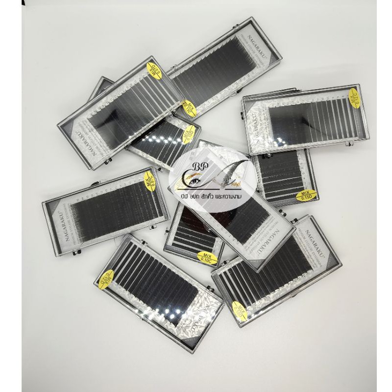 ขนตา ขนตาญี่ปุ่น ของแท้ 100%   ต่อขนตา  ขนตา NAKARAKU แท้