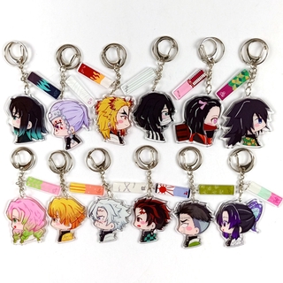 Demon Slayer Kimetsu No Yaiba Anime Character Side Face Tanjiro Nezuko Keychain