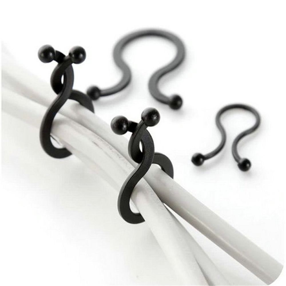 20/30 ชิ้นสายไฟพันเกลียว Line Winder Twist Tie คลิปลวด Cable Organizer