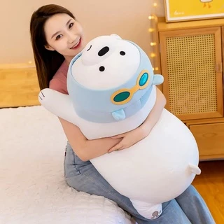 BHQ ตุ๊กตา หมีขาวน่ารัก ของขวัญวันเกิด นุ่มนิ่ม