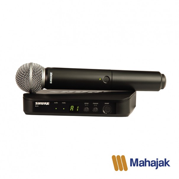 SHURE BLX24TH/SM58  ชุดไมค์ลอยมือถือเดี่ยว