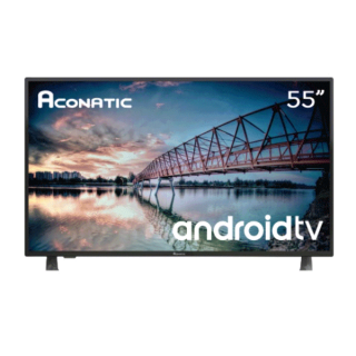 Aconatic LED Android TV 4K UHD แอนดรอยทีวี ขนาด 55 นิ้ว รุ่น 55US100AN + รองรับการสั่งการด้วยเสียง (รับประกันศูนย์ 3 ปี)