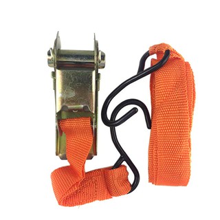 สายรัดของ สายรัดรถบรรทุก หน้ากว้าง1นิ้ว x 4 เมตร สายรัดหัวเข็มขัด รัดของ Ratchet Tie Down Straps