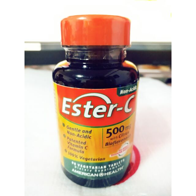 วิตามินซีลิขสิทธิ์ Ester-C ดูดซึมดี 500 mg 90 แคปซูล