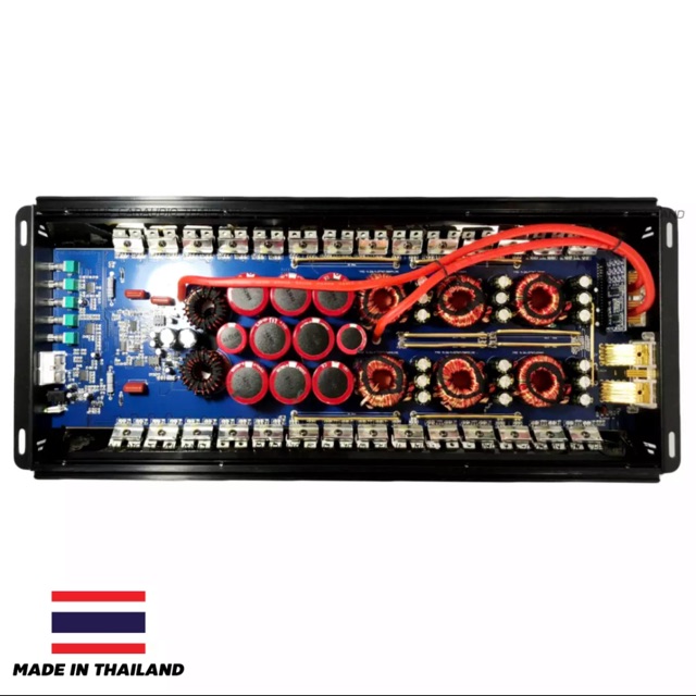 เพาเวอร์แอมป์รถยนต์ ip-1006 6000w ขับซับเบส ลำโพงขนาด 10-12-15 นิ้ว คาปา10ลูก เบสแน่นๆ  แรงกระแทกแน่