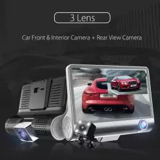 SALEup ZMZ Dash Cam Rearview Video Camera Recorder 3 LensVehicle HD 1080P กล้องติดรถยนต์ 3 เลนส์