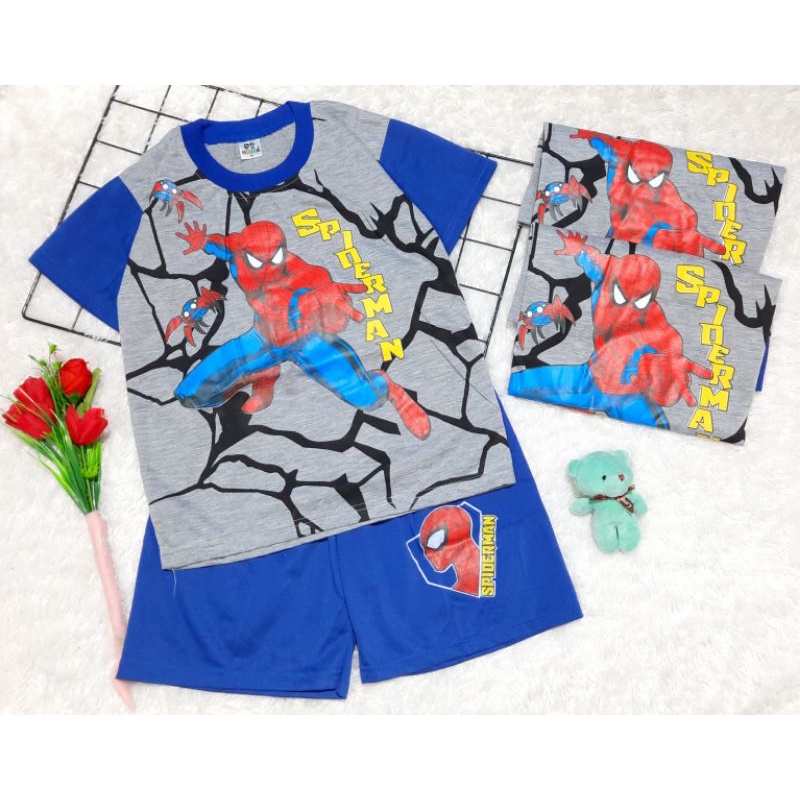 [PHINTSGROSIR 20,500x3PC] HOKKA - ชุดเสื้อยืดสั้นสําหรับ BOYS 8-10 ปี