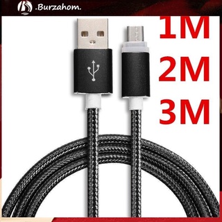 Bur_1 / 2 / 3M Micro Usb สายชาร์จเคเบิ้ลซิงค์ข้อมูลสําหรับ Samsung Android