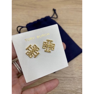 ต่างหู Tory Burch earring ขนาด 1.5 cm. แบบเสียบ