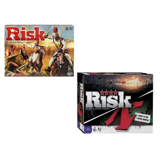 Risk Board Game การ์ดเกม เกมกระดาน บอร์ดเกม กล่องซีลอย่างดี ภาษาอังกฤษ The game of strategic Conquest English version