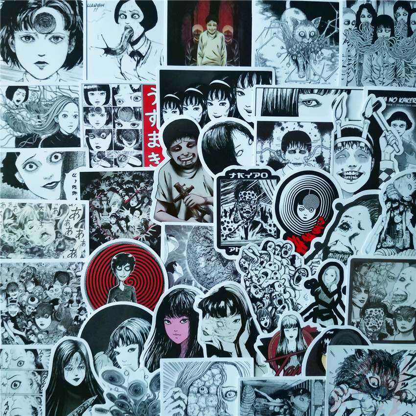 106Pcs/Set ❉ Junji Ito Classical Horror Comics Series A สติ๊กเกอร์ ❉ Manga Tomie Uzumaki Souichi Tsu