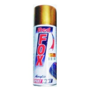 Red Fox สีสเปรย์สีทอง (Spray Paint) 400 cc