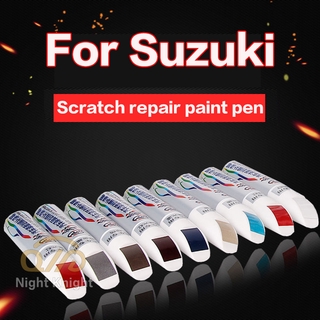 For Suzuki ซ่อมรถ Scratch ตัวแทนสัมผัสปากกา Car Care Scratch Remover ล้างสีกันน้ำการดูแลรถยนต์ซ่อมเติมสีเครื่องมือปากกา for Suzuki Vitara Swift XL7 Presso Dzire Jimny Ciaz Celerio Ertiga