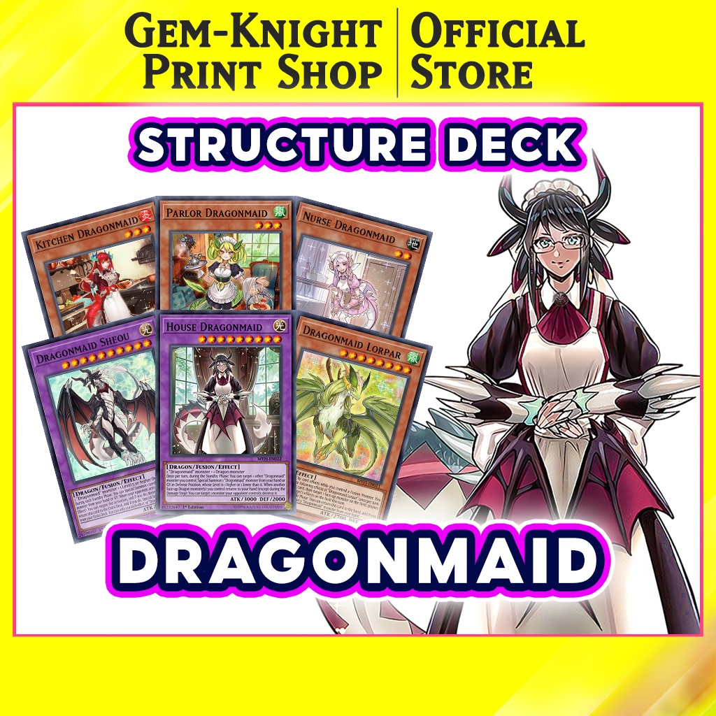 [การ์ดพิมพ์ลาย] Yugioh Deck - Structure Deck: Dragonmaid