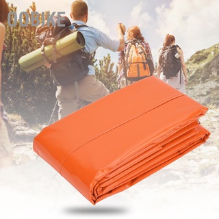 OObike Outdoor Portable Emergency Sleeping Bag Keep Warm Moisture-Proof Pad Reflective Camping Mat Orange