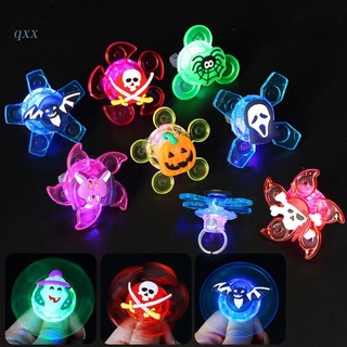 Ch*【พร้อมส่ง】แหวนสวมนิ้วมือ มีไฟ LED หมุนได้ พร็อพสําหรับปาร์ตี้ฮาโลวีน