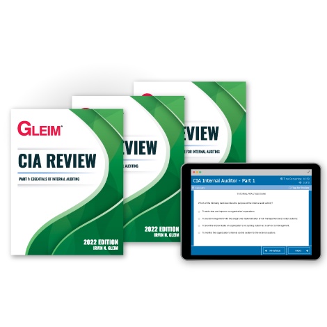 [หนังสือมือสอง] Gleim CIA Textbook 2022