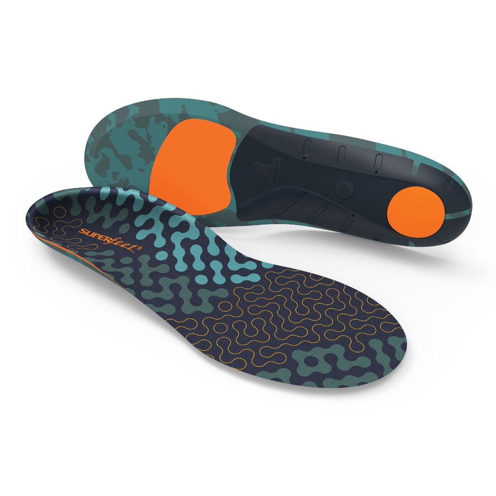 SUPERFEET RUN CUSHION LOW ARCH - แผ่นรองเท้าสำหรับวิ่ง สำหรับอุ้งเท้าต่ำ