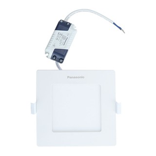 โคมไฟดาวน์ไลท์ ดาวน์ไลท์ LED PANASONIC NNP712673 อะลูมิเนียม/พลาสติก 4" เหลี่ยม สีขาว รางนีออนและดาวน์ไลท์ โคมไฟและหลอดไ