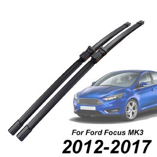 ใบปัดน้ําฝนด้านหน้ากระจก 2 ชิ้นสําหรับ ford focus 3 mk 3 2012 2013 2014 2015 2016 2017 28