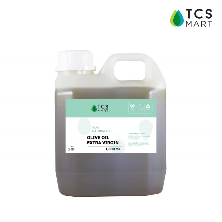 น้ำมันมะกอกสกัด 100% (Extra Virgin Olive Oil) 1000 ml.