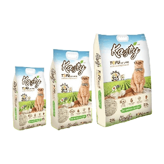 ทรายแมวเต้าหู้ธรรมชาติ kasty Natural Tofu Cat Litter ทรายแมวเต้าหู้ธรรมชาติ 100%