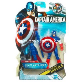 CAPTAIN AMERICA : NO.02 HEAVY ARTILLERY CAPTAIN AMERICA 3.75 inch Hasbro ของแท้ 100%