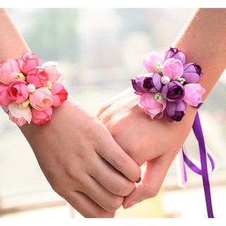 SB009 กำไลข้อมือดอกไม้