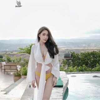 เสื้อคลุมปีปกตัวยาว ต้อนรับ summer