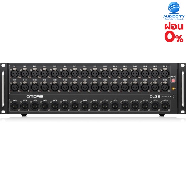 MIDAS DL32 ดิจิตอล สเตจบ๊อกซ์ 32 Input 16 Output 32 Mic