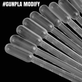 ดรอปเปอร์ 3 ml Airbrush Dropper Pipette แบบยาว 5 ชิ้น