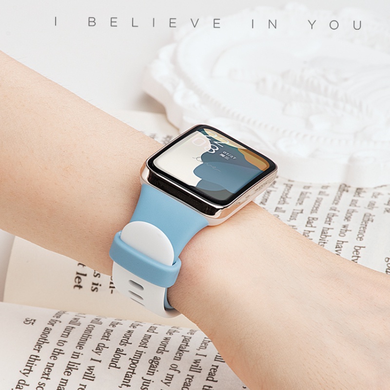 สายนาฬิกาข้อมือซิลิโคน แนวสปอร์ต สีตัดกัน แบบเปลี่ยน สําหรับ Xiaomi Band 7Pro Mi Band 7Pro Xiaomi 7 Pro