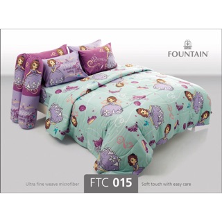 ชุดผ้าปูที่นอน Foundtain FTC015,016,083ขนาด3.5,5,6ฟุต รวมนวมครบเซต