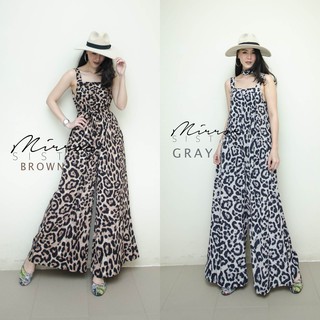 Leopard Long Jumpsuit