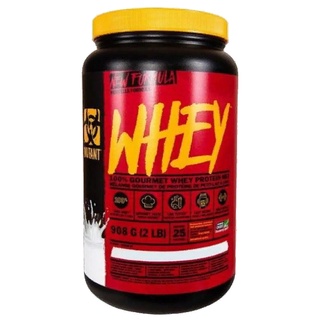 Mutant Whey Vanilla 908 g. (2 lbs) มูเเทนท์ โปรตีนเสริมสร้างเพิ่มกล้ามเนื้อ ขนาด2ปอนด์