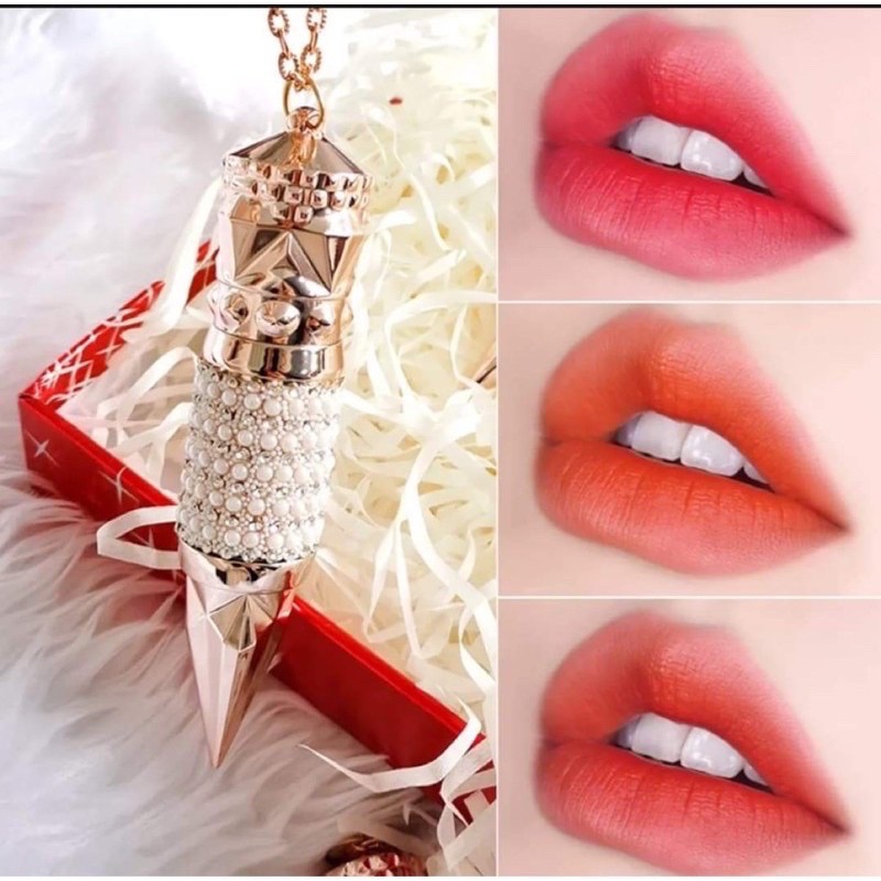 ลิป3สีในแท่งเดียว3in1พร้อมส่ง ครบจบในแท่งเดียว งาานสวยลิปเนื้อแมทแพ็คเกจสวย แค่สลับด้านทาก็เปลี่ยนสี เหมาะสำหรับสาวๆ