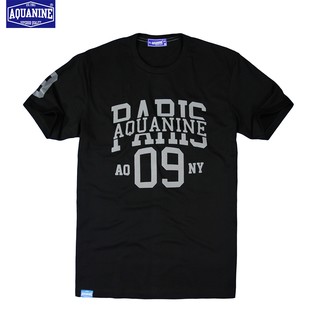 เสื้อยืด AQUANINE - PARIS (สีดำ)เสื้อยืดผู้ชาย ลิขสิทธิ์แท้