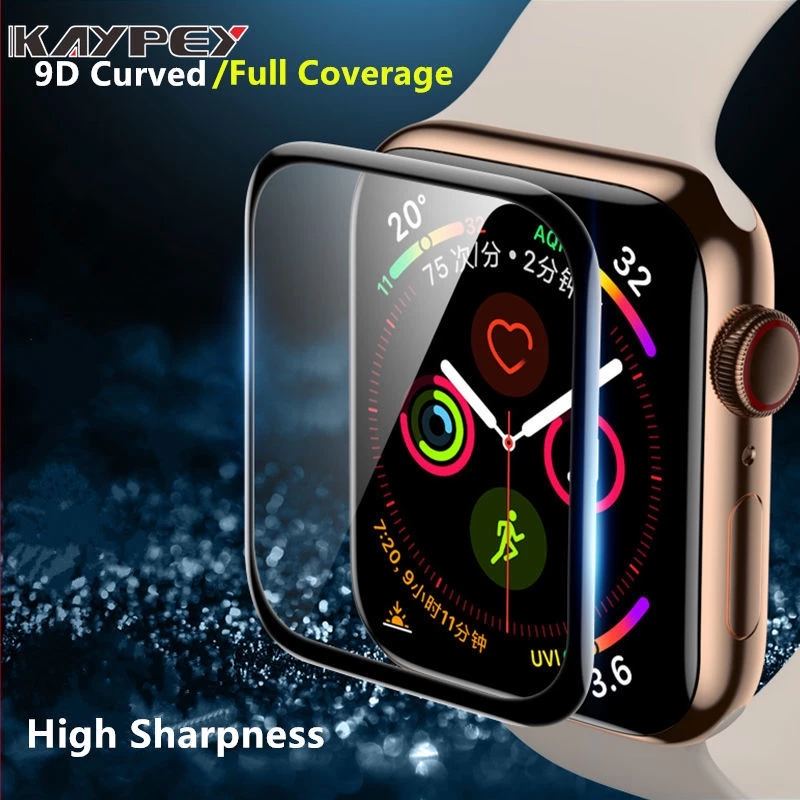 ฟิล์มกันรอยหน้าจอ 9D Hd สําหรับ Watch 6 se 5 4 44mm 40mm watch Series 3 2 1 42 มม.38 มม.