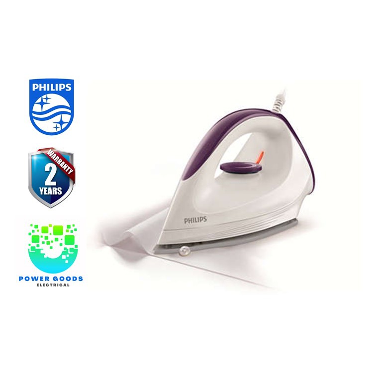 เตารีดแห้ง ฟิลลิปส์ PHILIPS รุ่น GC160/22 กำลังไฟ 1,200 วัตต์ GC-160