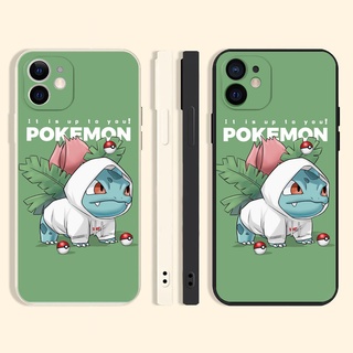 Bulbasaur เคสไอโฟน 13 12 11 pro max Pokémon iPhone 13 promax เคส X  Xr Xsพลัส case 7 8 plus se2020 8 นิ่ม