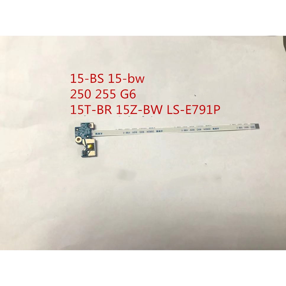 ใหม่ปุ่มสําหรับ HP 15-BS 15-bw 250 255 G6 15T-BR 15Z-BW LS-E791P สวิทช์ปุ่มบอร์ดพร้อมสาย