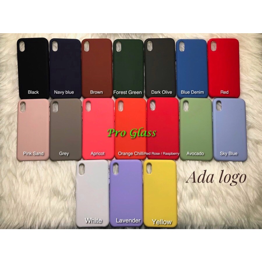 C201 Iphone X / XS Premium Silicon Leather Case Silicone