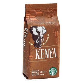 Starbucks Coffee Bean Kenya Medium Roasted (USA Imported) สตาร์บัค เมล็ดกาแฟคั่ว เคนย่า มิเดี่ยมโรสต์ 250g.