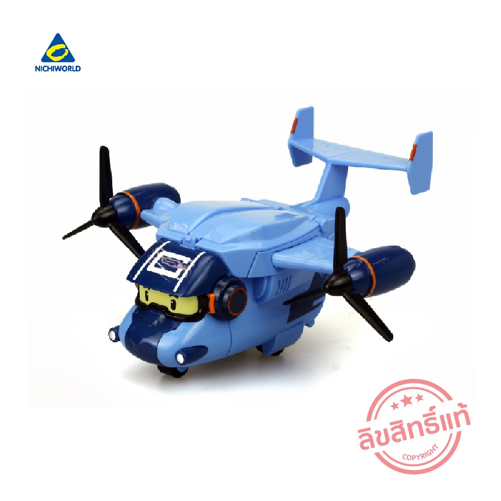 ROBOCAR POLI لعبة Carey Carrier هليكوبتر نقل 4 بوصة — صورة 3