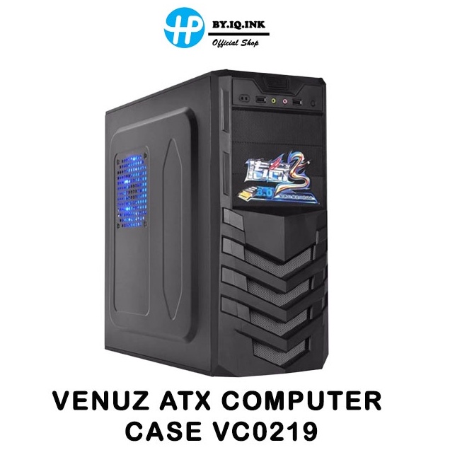 VENUZ ATX Computer Case VC0219/VC0218 - Black