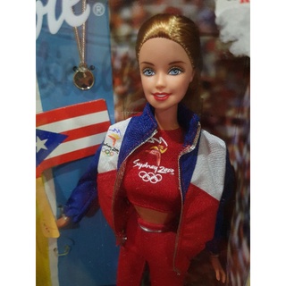 **กล่องไม่สวย** 1999 PUERTO RICO OLYMPIC FAN BARBIE SIDNEY 2000 #26053 #177#