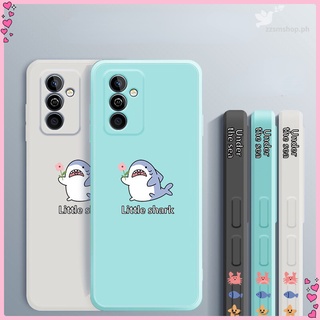 เคส OPPO A96 RENO 2 RENO 3 4 5 เคสโทรศัพท์ ซิลิโคน TPU นิ่ม เรียบง่าย ฉลามเล็ก ขอบตรง เคสป้องกัน