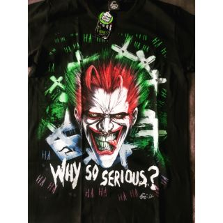 เสื้อเรืองแสง 4D JOKER ปักหมุด ปักจิว กริทเตอร์ ลายน้ำโหดๆ ลายสวยๆเท่ห์ๆ