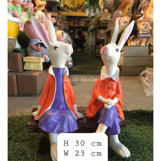 Set ตุ๊กตากระต่ายคู่ สุดน่ารัก สีสันสดใส 🐰🐇🐰