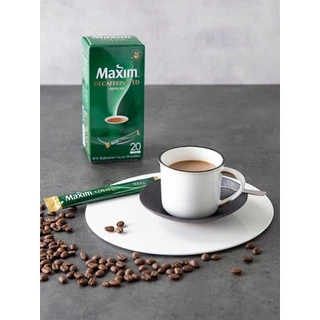 [ของแท้] 맥심디카페인 Maxim Decaffeinated Coffee (กาแฟ 3 in 1 สูตรไม่มีคาเฟอีน 20 ซอง) 236g